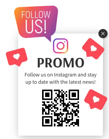 Instagram follow popup